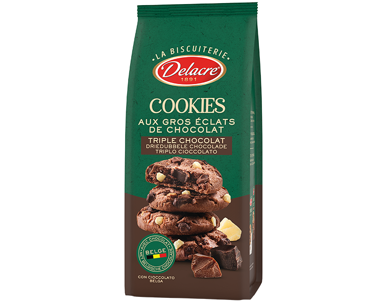 Cookies aux gros éclats - Triple Chocolat