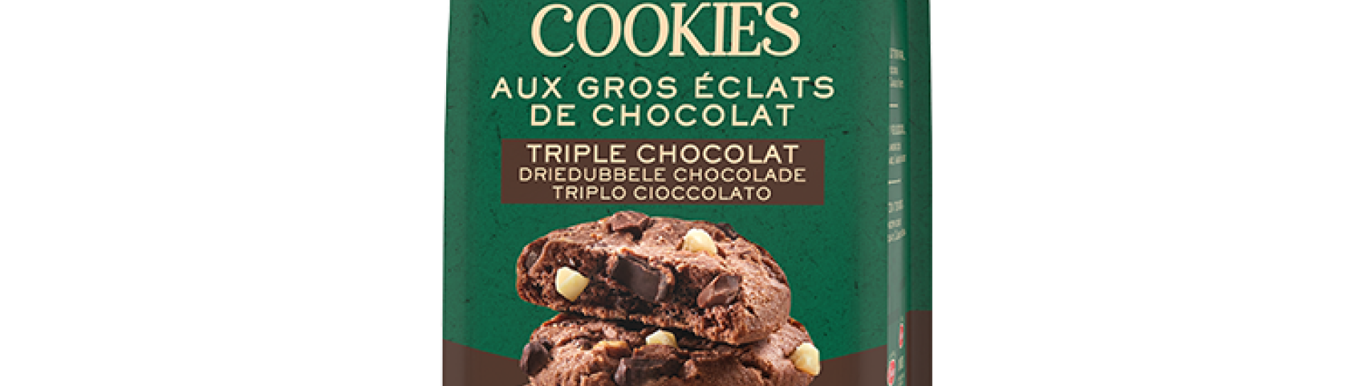 Cookies aux gros éclats - Triple Chocolat